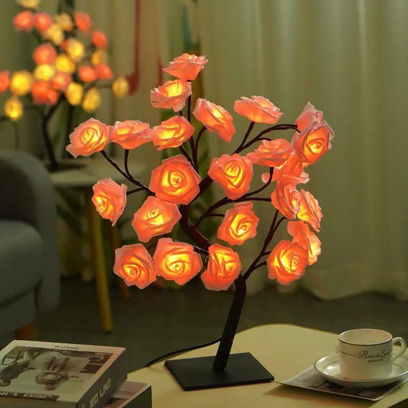 Rose Flower Lamp - CasaComfortable